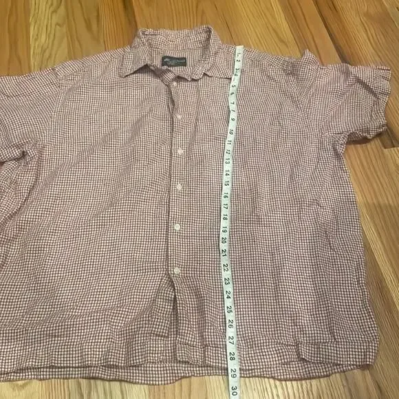 Eddie Bauer Linen Short Sleeve Shirt - Size XXL - Excellent! - Picture 4 of 6